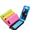 Picnic Set Portable Travel Kids Adult My Cutlery Fork Chopsticks Spoon Camping