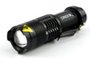 Waterproof LED Flashlight 3 Modes Zoomable LED Torch penlight