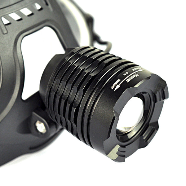 Headlight Camping & Hiking Equipment Bright Zoomable LED Headlamp Flashlight